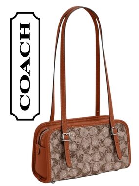Coach Crystal Jaquard Swing Zip Bag - RETAIL COACH - FACTORY WRAPPED